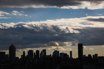 Fototapeta na wymiar cloud Tokyo