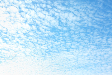 View of beautiful blue sky with white clouds