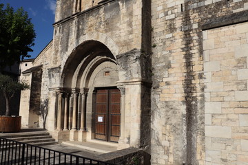 Abbatiale Romane Sainte Marie - Village de Cruas en Ard&egrave;che