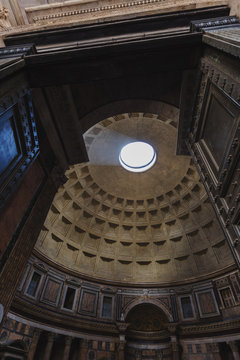 Inside the Pantheon of Rome
