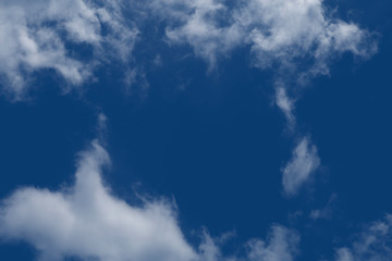 Beautiful blue sky and clouds . Relax concept.