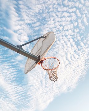 shooting hoops