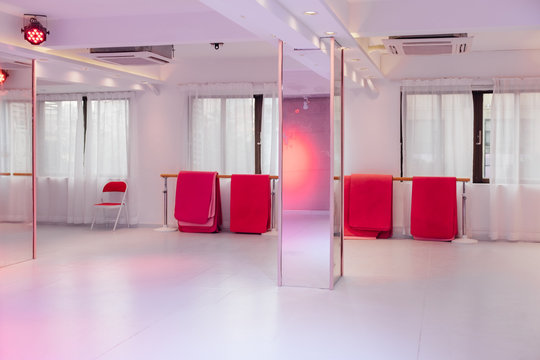Empty dance practice room