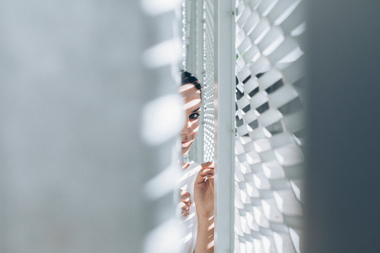 Woman wearing minimalistic design