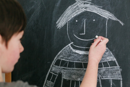 Drawing a self portrait