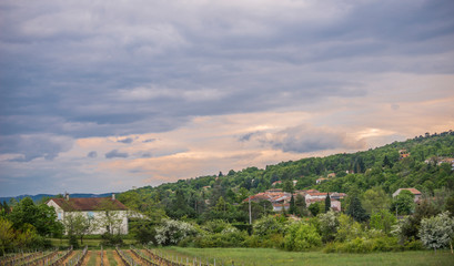 Fototapeta na wymiar paysage Ardèche