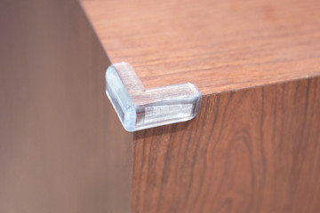 clear silicone for  furniture sharp edge corner protector