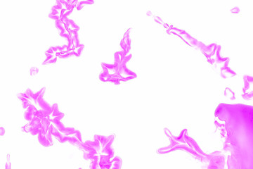 Watercolor and acrylic abstract. Colorful background. Mix, splashes and drawings of colors: red, white background