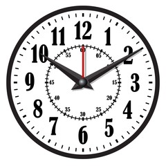 Clock icon. World time concept. Business background. Internet marketing.