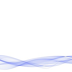 Abstract vector background, blue transparent waved lines for brochure, website, flyer design. smoke wave. wavy lines. eps 10