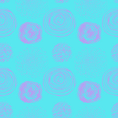 Seamless abstract pattern with geometric line, circle. Hand drawing style background. Graphic style.