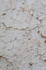 Naklejka premium Old Weathered Cracked House of the Mud Wall