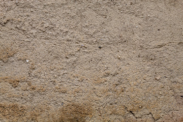 Old Weathered Cracked House of the Mud Wall