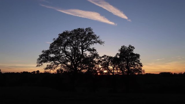 Cumbrian Sunset.  A timelapse recording of sunset over the Cumbrian village of Southwaite in Northern England.