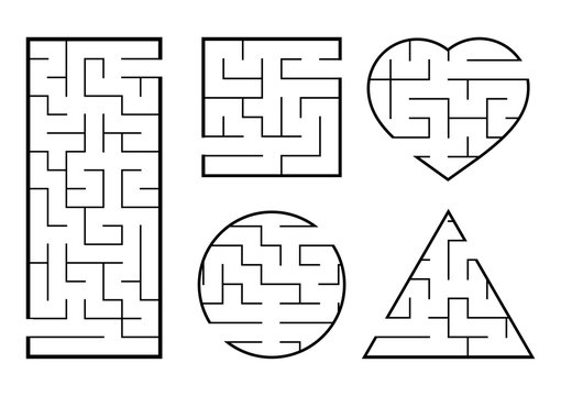 Sketch Labyrinth Maze Solved By Arrow Stock Vector Royalty Free 327486506   Shutterstock