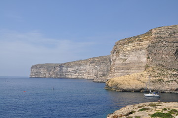 Fototapeta na wymiar Xlendi Bay, Gozo