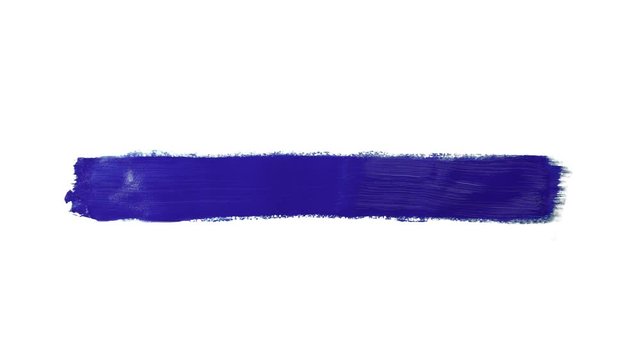 Blue Brush Stroke Paint Reveal #2