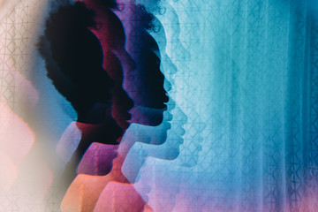 Prismatic images of a young African American woman