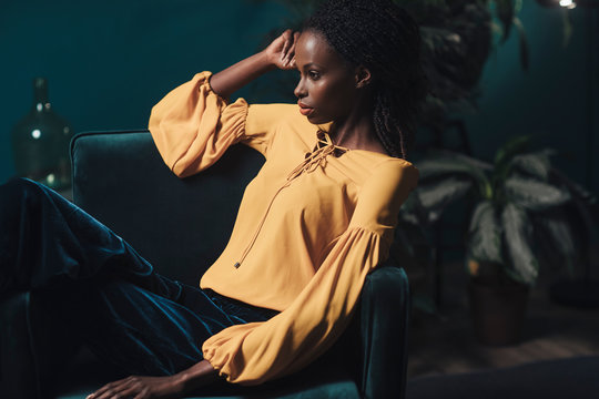 Woman Fashion Model Posing