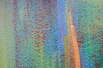 Grunge multicolored metal painted background