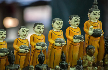 Monks's souvenir in Myanmar