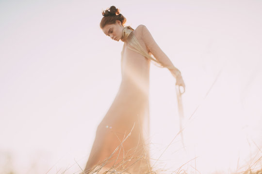 Fashion portrait of teen model