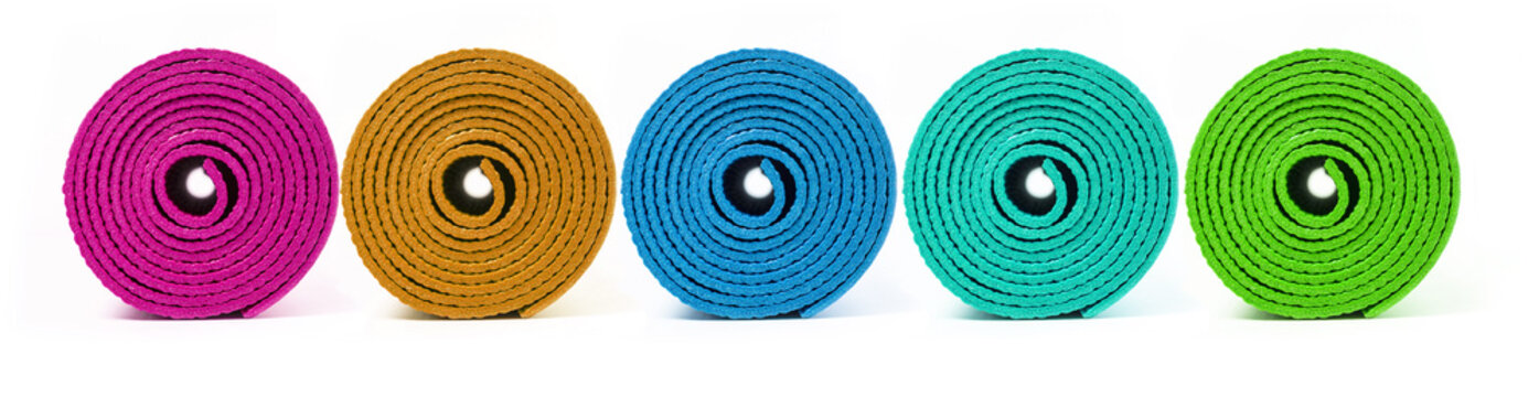 Rolled Up Yoga Mat