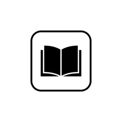 Book icon vector. Book icon isolated