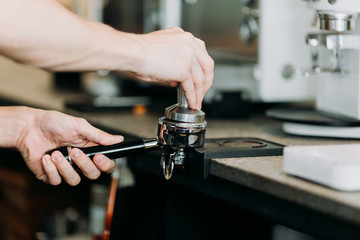 Portraits of workers from coffee bar.