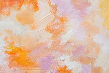 Soft impressionistic abstract painting detail