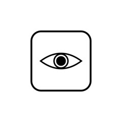Eye icon vector. Look and Vision icon. Eye vector icon