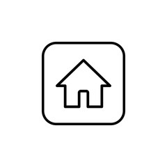 Fototapeta na wymiar Home icon vector. House vector icon