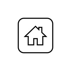 Obraz premium Home icon vector. House vector icon