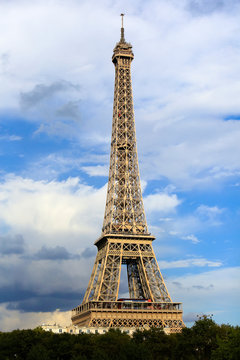 Eiffel tower in Paris. France.