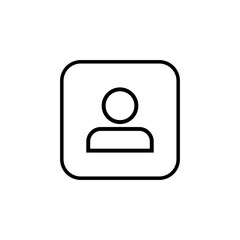 people icon. person icon. User Icon in trendy flat style isolated