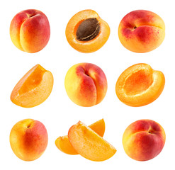 Apricot isolated Clipping Path