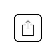 share icon vector. Share vector icon