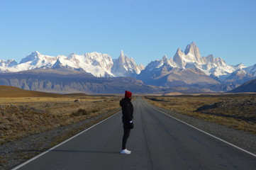 Fototapeta premium El Chalten - Fitz Roy - Patagonia Argentina - Laguna Capri