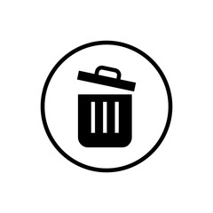 Trash icon. trash can icon. Delete icon vector