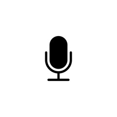 Microphone Icon. Mic sign. Karaoke microphone icon. Broadcast mic sign