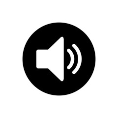 Speaker icon vector. Volume icon. Loudspeaker icon vector