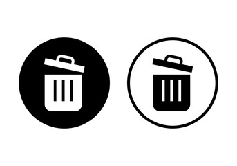 Trash icon. trash can icon. Delete icon vector