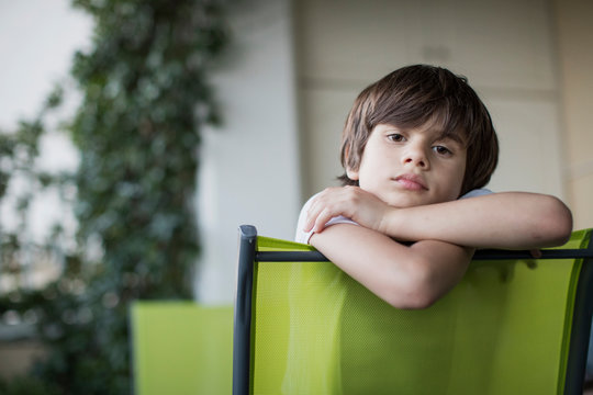 Portrait of a7 year old boy