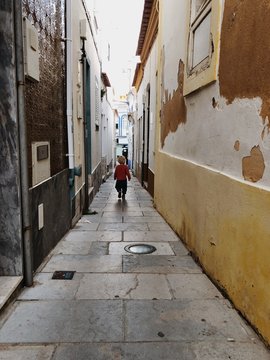 Exploring Alleyways in a European Village