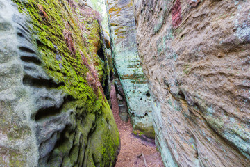 Landscape of mountains