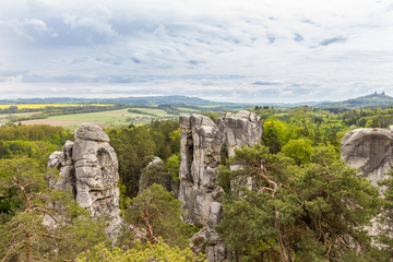 Landscape of mountains