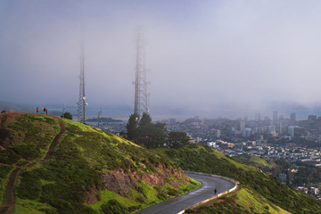 Fototapeta premium San Francisco Twin Peaks
