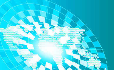 Obraz premium Geometric Technology