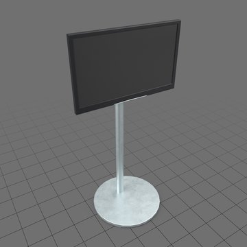 Television on stand