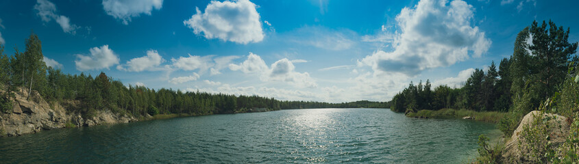 Beautiful summer lake
